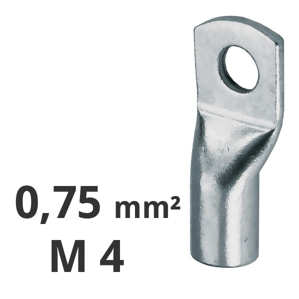 Rohrkabelschuh 0,75²/ M 4