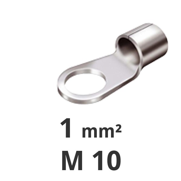 Ringkabelschuh unisoliert 0,5-1²/M 10