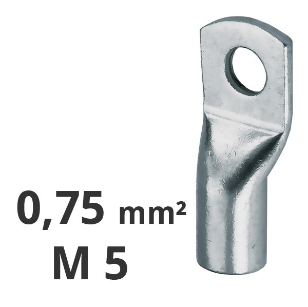 Rohrkabelschuh 0,75²/ M 5