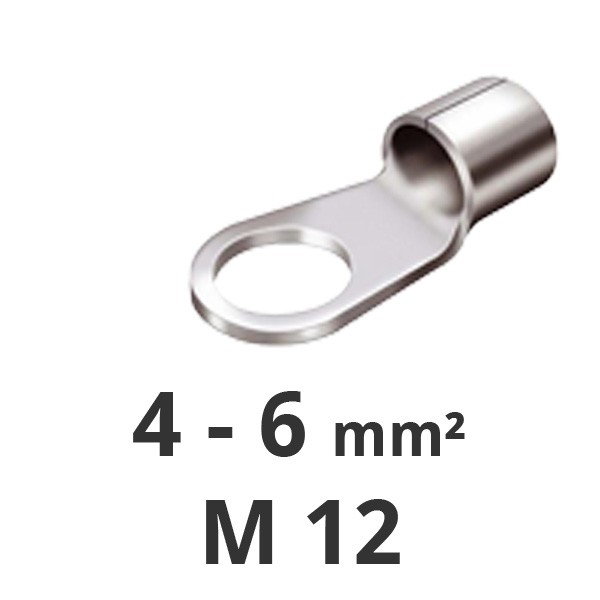 Ringkabelschuh unisoliert 4-6²/M 12