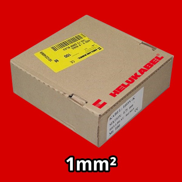 PVC- Einzeladern H05 V-K 1² rot