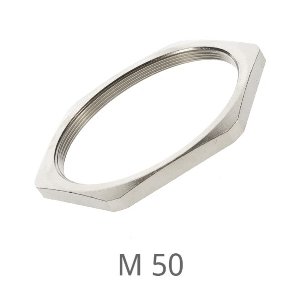 Gegenmutter Messing M 50x1,5