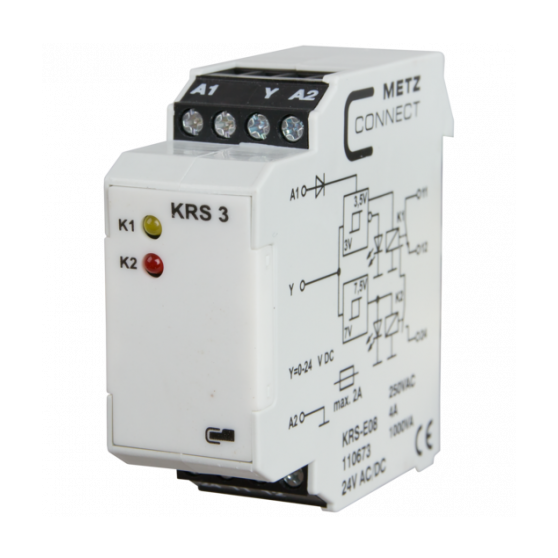 KRS-E08 3 24VAC/DC