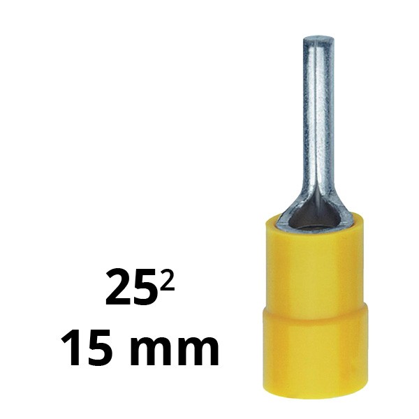 Stiftkabelschuh isoliert 25² gelb