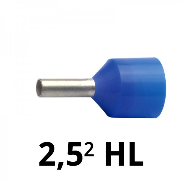 AEH isol. 2,5² HL für kurzschl. Leitungen