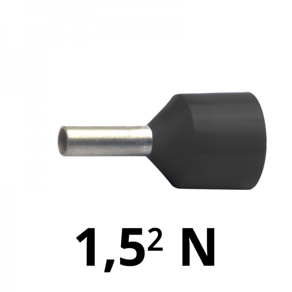 AEH isol. 1,5² N für kurzschl. Leitungen