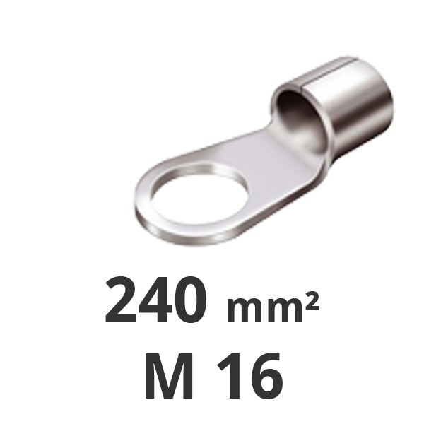 Ringkabelschuh unisoliert 240²/M16