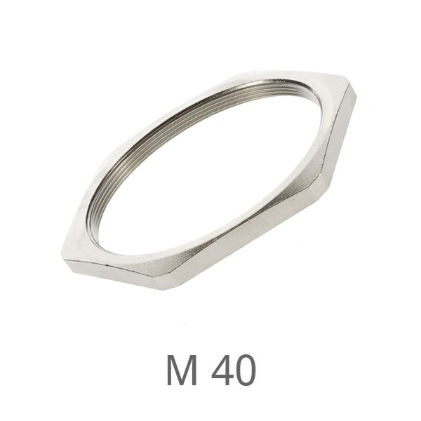 Gegenmutter Messing M 40x1,5