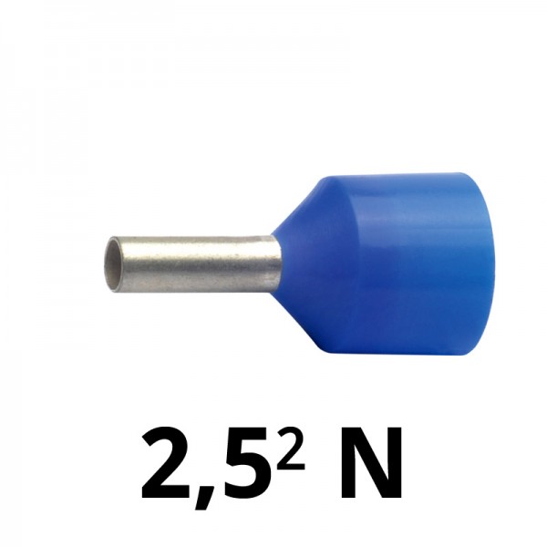 AEH isol. 2,5² N für kurzschl. Leitungen