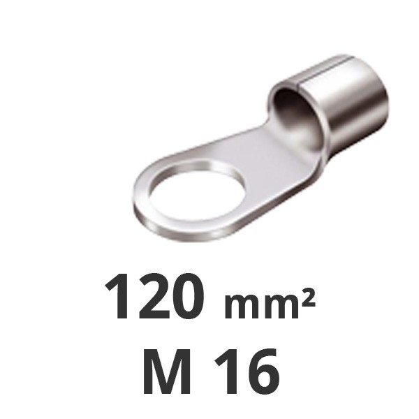 Ringkabelschuh unisoliert 120²/M16