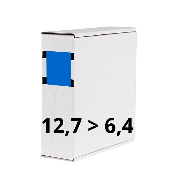 Schrumpfschlauchbox 12,7 blau