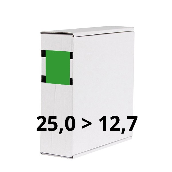 Schrumpfschlauchbox 25,4 grün