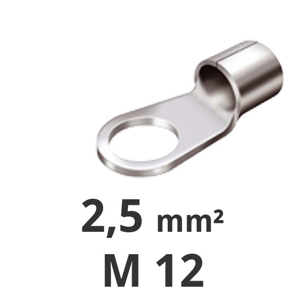 Ringkabelschuh unisoliert 1,5-2,5²/M 12